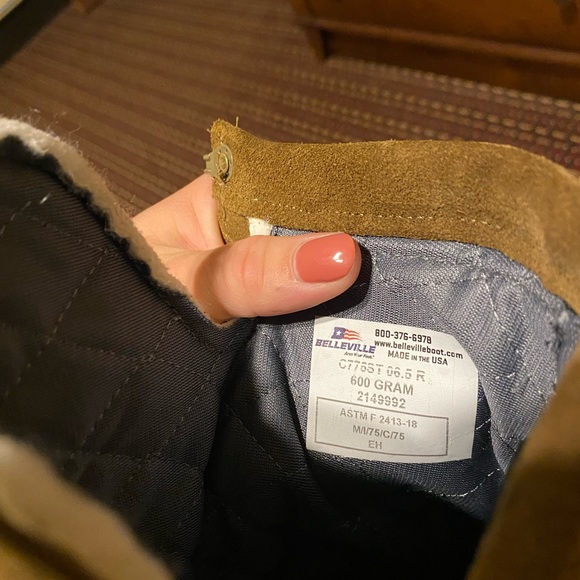 6.5 R Belleville Goretex Steel-toe combat boots - Picture 3 of 6